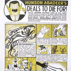 2014 Adventure Time Poster Hunson Abadeer's Deals To Die For 16 x 11" DWJJ8